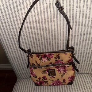Dooney & Bourke Floral Crossbody Purse - Excellent Condition